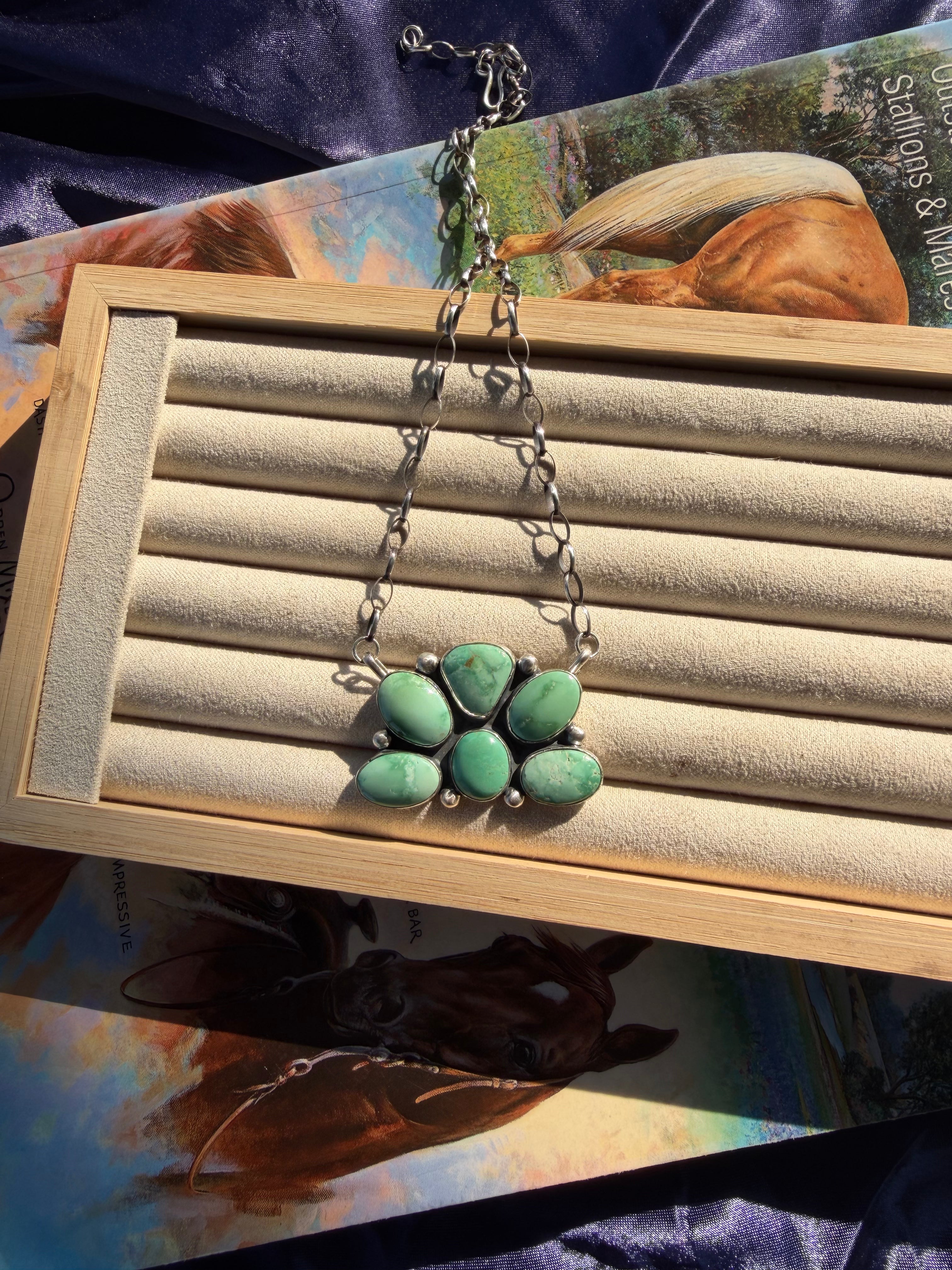 Emerald Valley upside down cluster, 16' chain