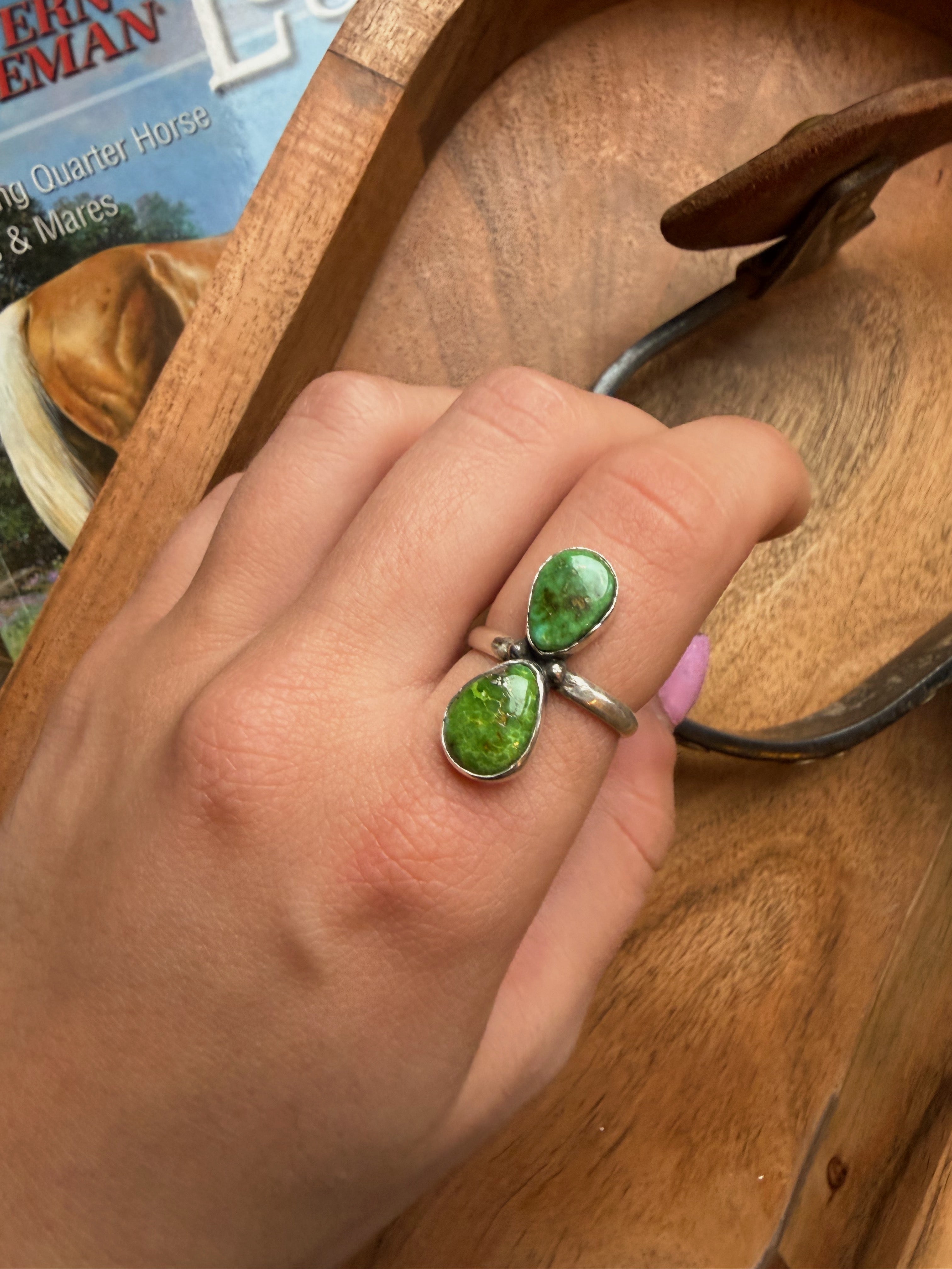 Verde Valley two stone ring